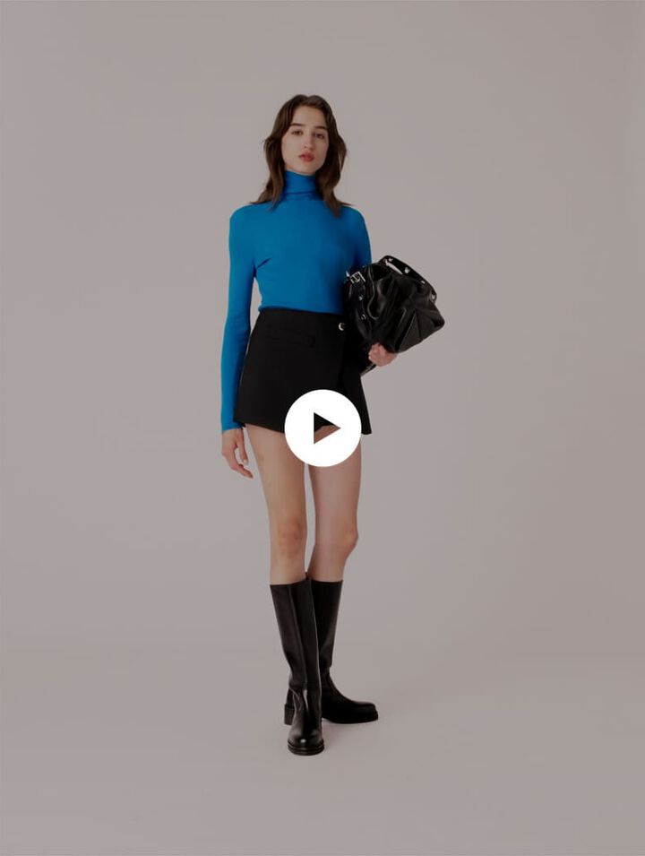 Elegante Wickel-Shorts