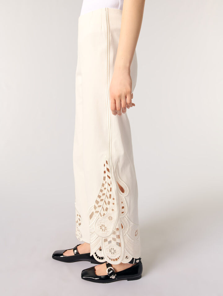 Bestickte Hose