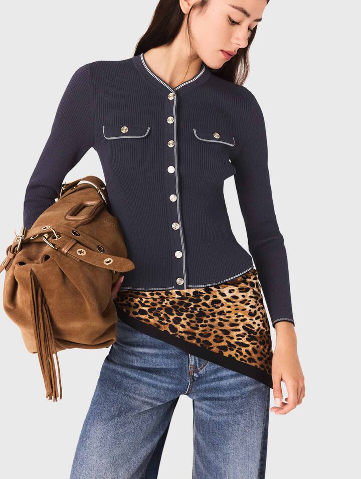 Viereck mit Leopardenmuster