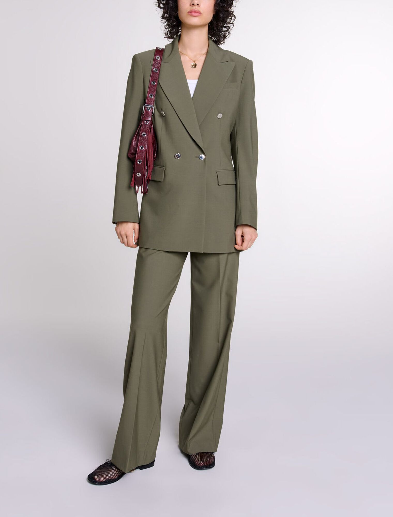 Gerade geschnittene Anzughose