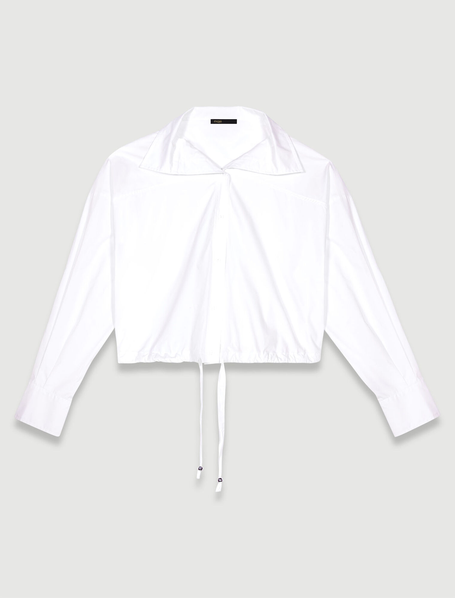 Kurze Bluse aus Baumwolle