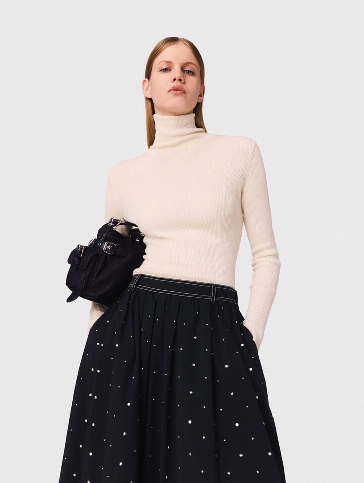 Pullover aus Wolle und Seide