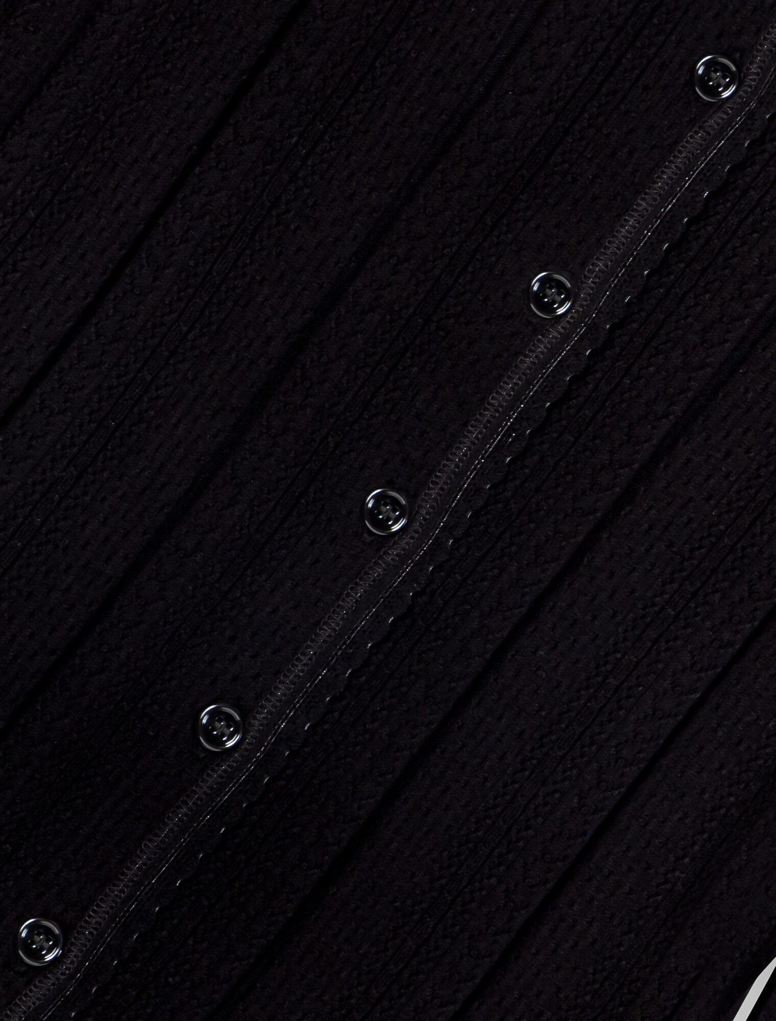 Twinset aus Pointelle-Strick