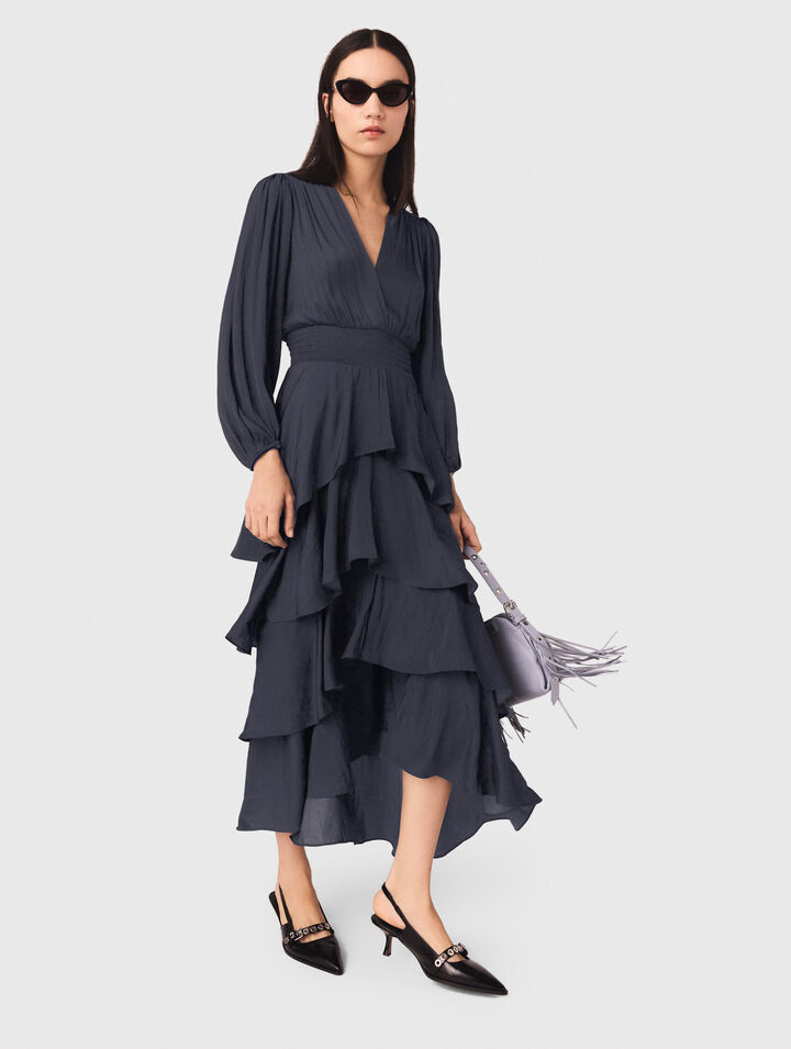 Langes R&uuml;schenkleid