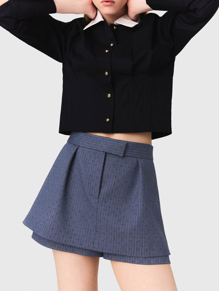 Shorts mit Strass