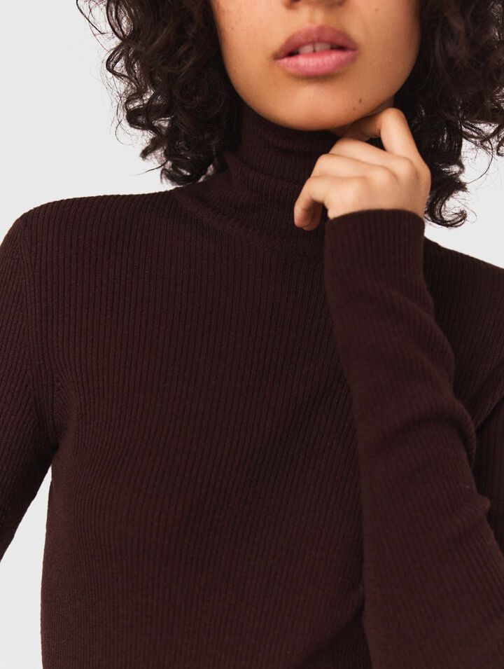 Pullover aus Wolle und Seide