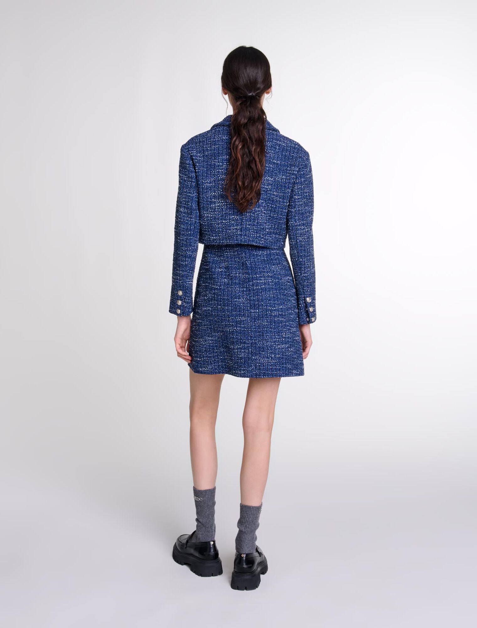 2-in-1 Tweed-Kleid