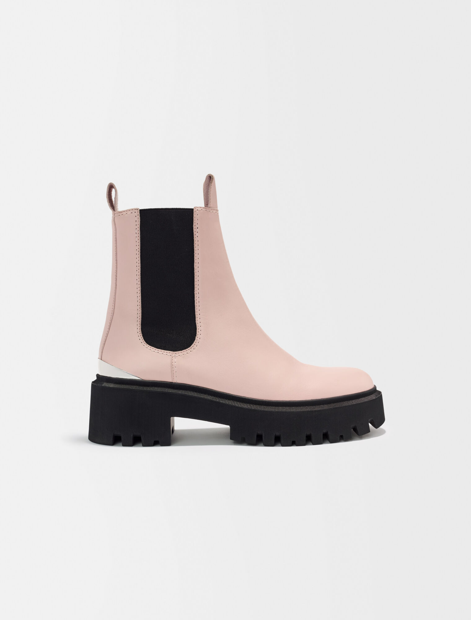 Chelsea-Stiefeletten mit Plateau
