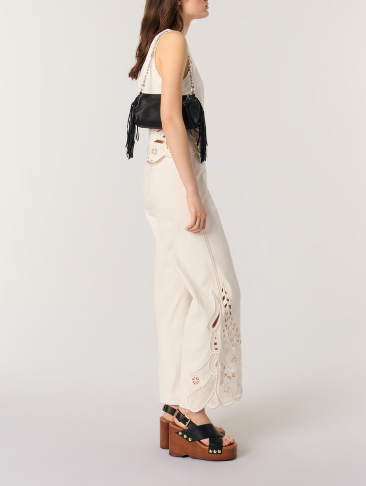 Besticktes Tanktop
