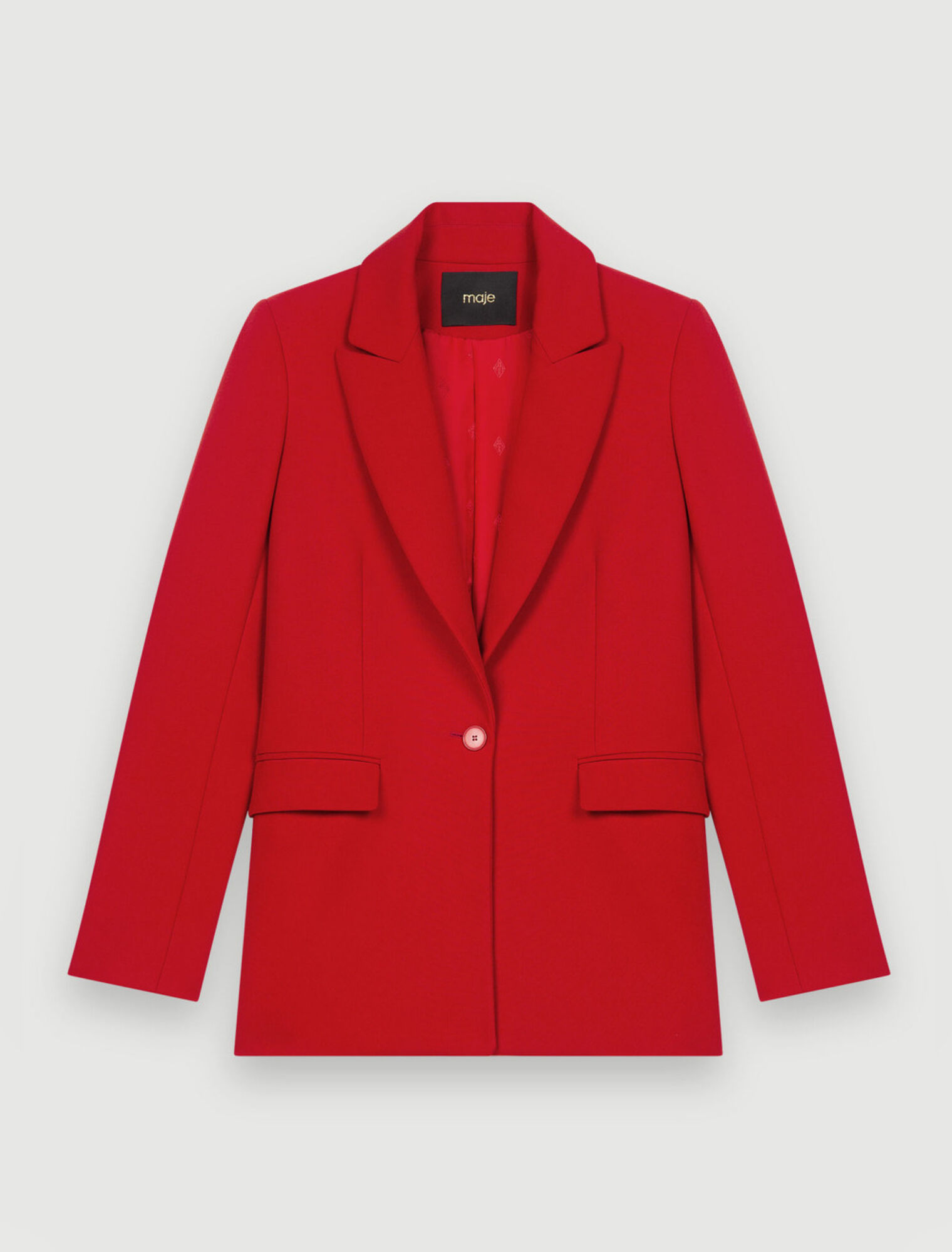 Rote Schneiderjacke