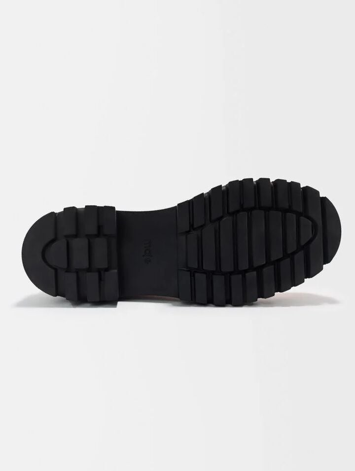 Chelsea-Stiefeletten mit Plateau