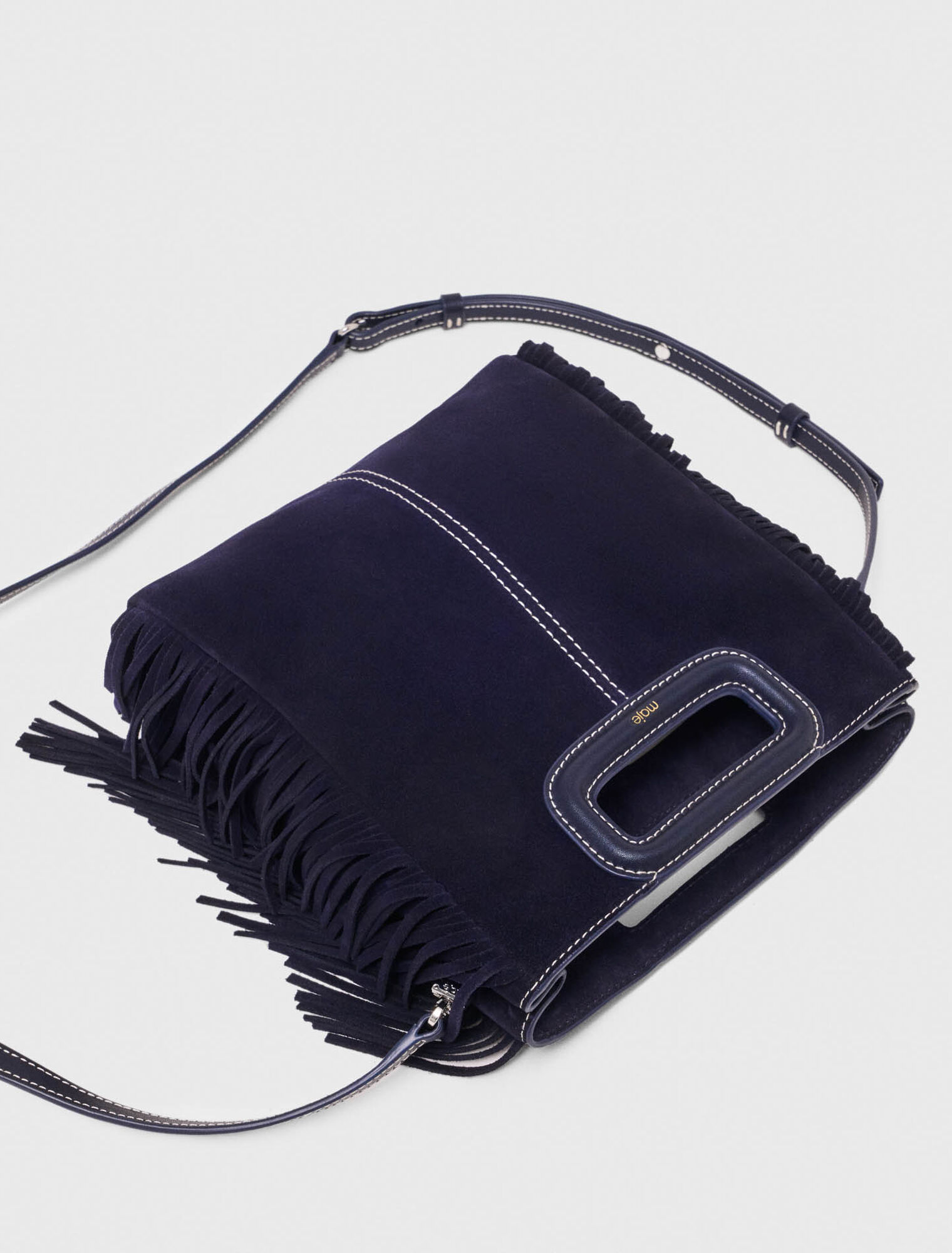 M-Tasche, abgestepptes Wildleder