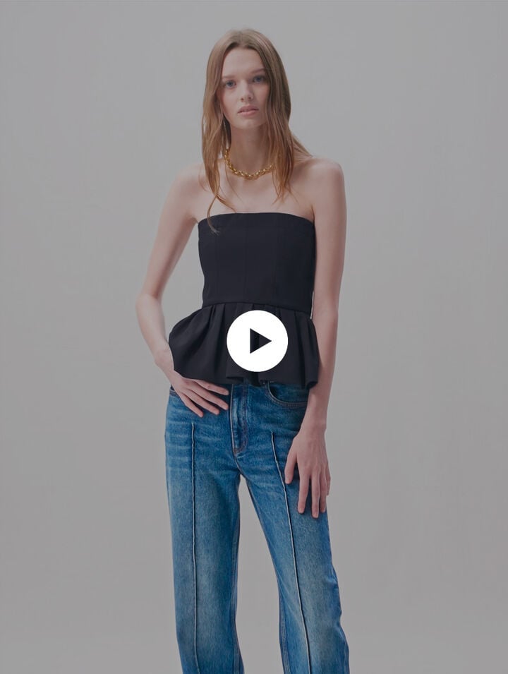 Bustier-Top mit Sch&ouml;&szlig;chen