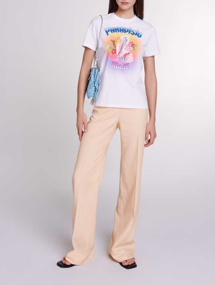T-Shirt mit Paradisio-Aufdruck