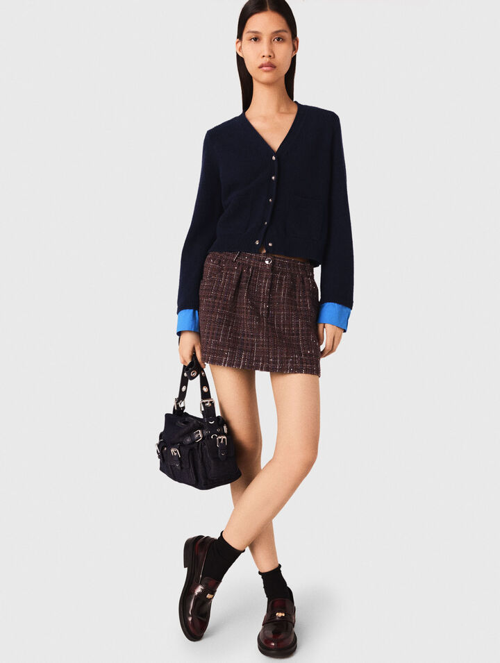 Cardigan mit abnehmbaren Details