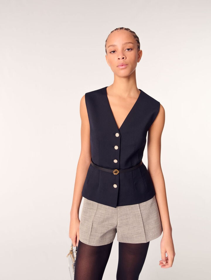 Jacke aus Wollmischung