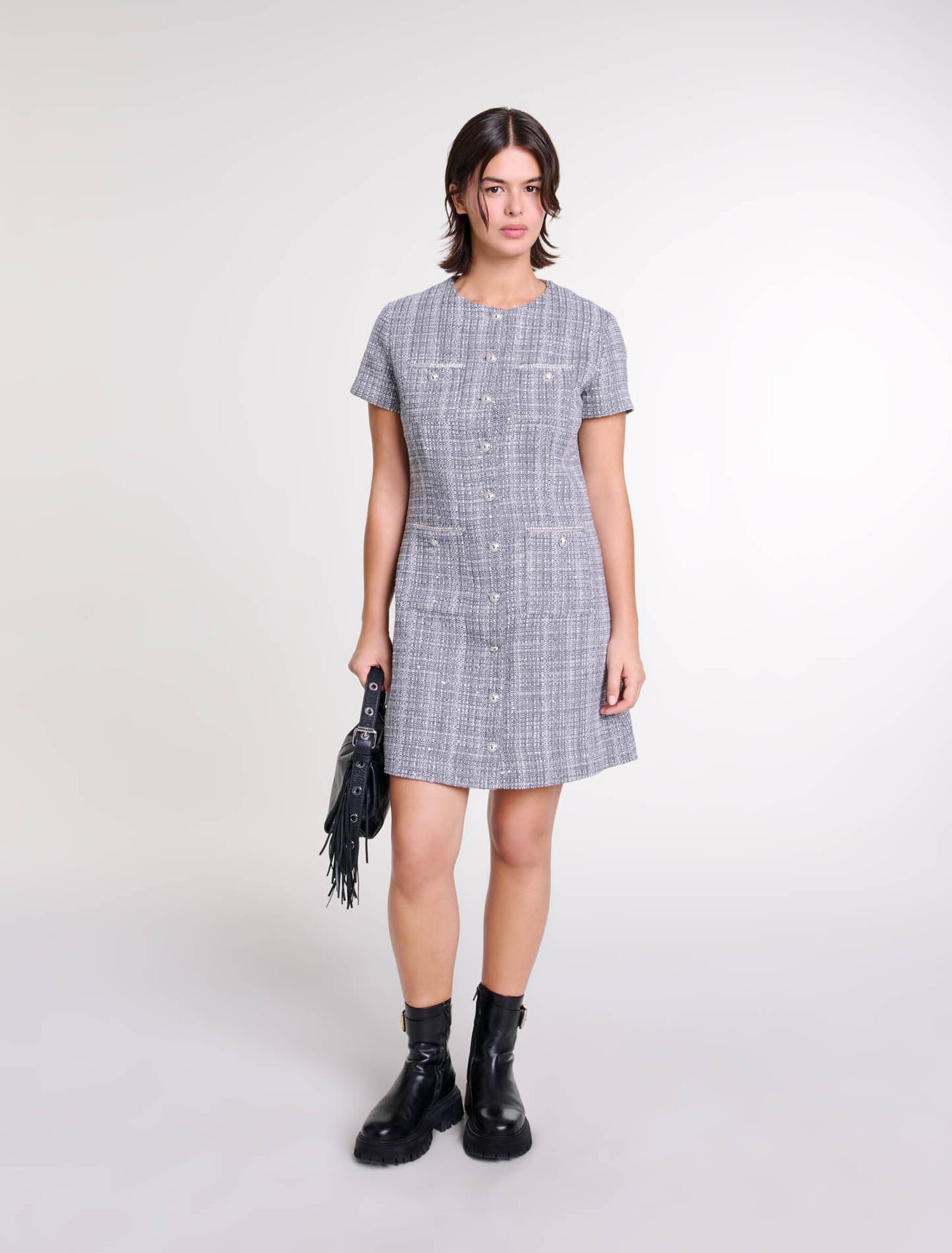 Tweed-Kleid