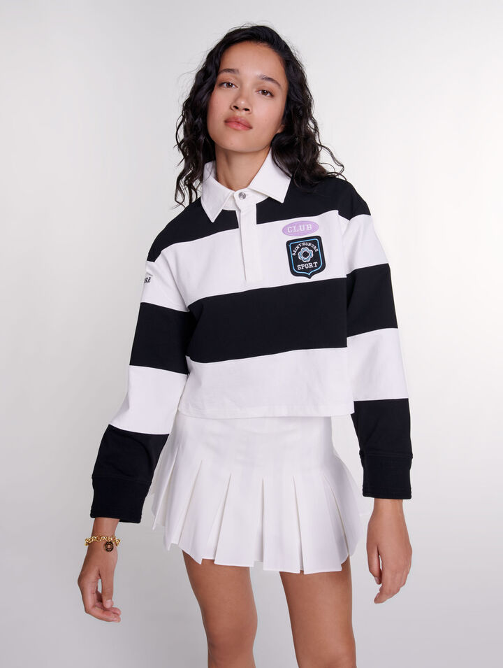 Polo-Shirt mit Streifen