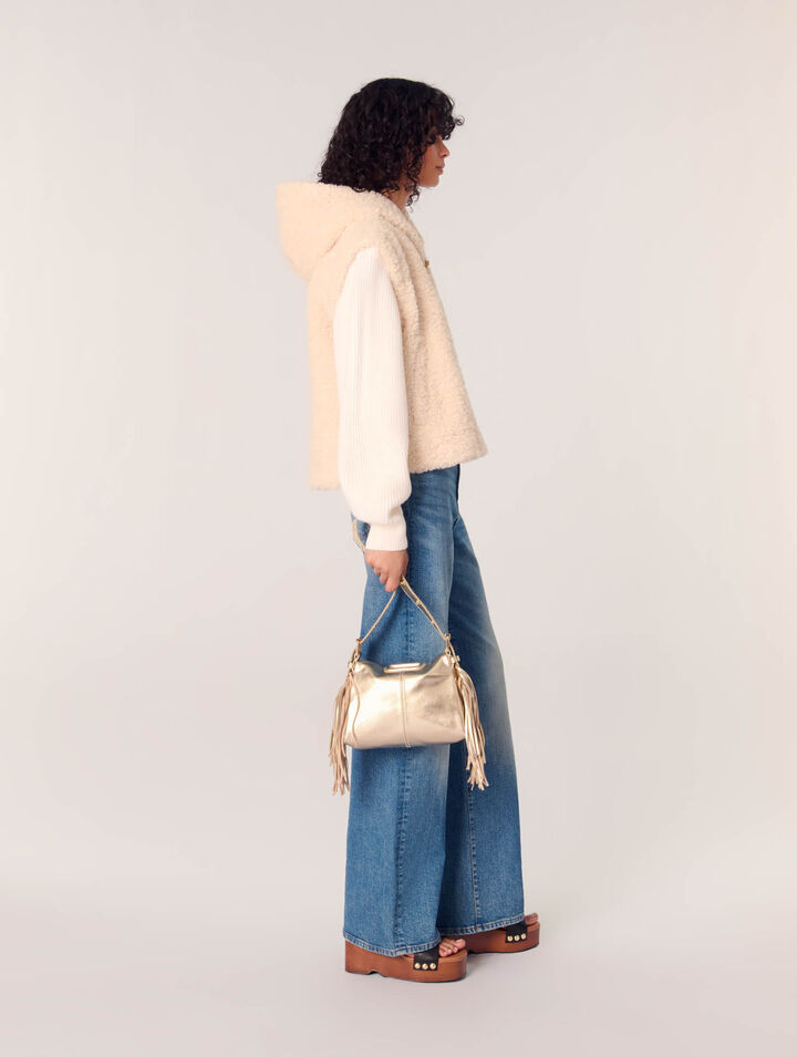 Tasche Miss M Mini, Metallic-Leder