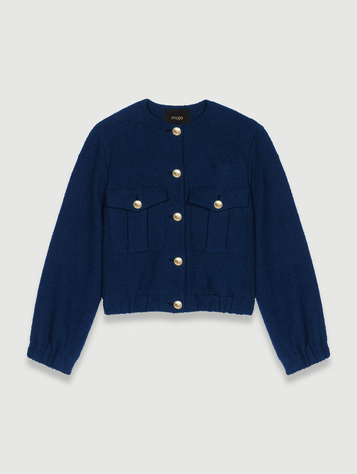 Kurze Bomberjacke