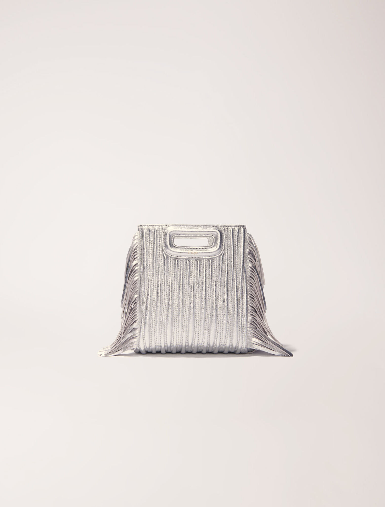 M-Tasche aus Metallicleder