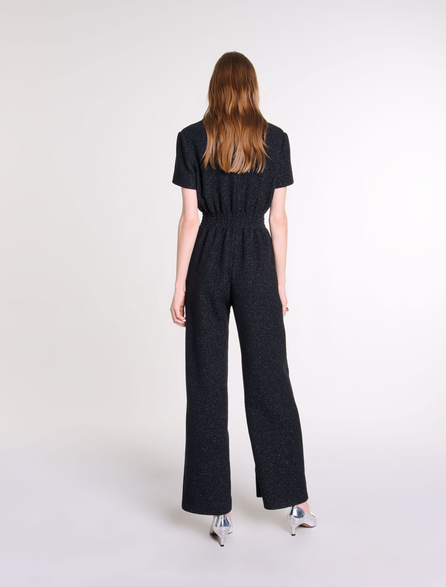 Hosenanzug aus Tweed