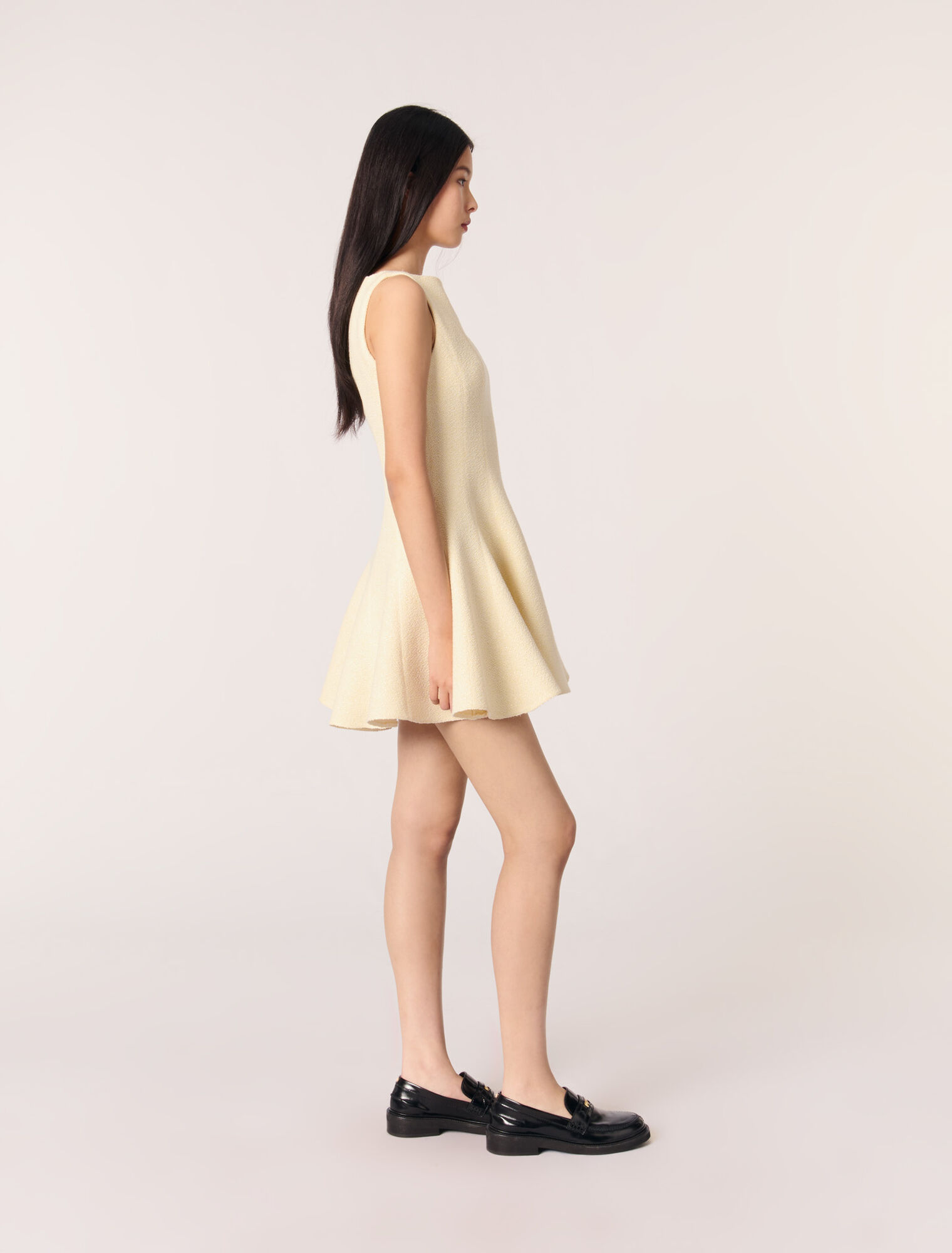 Kurzes Tweed-Kleid