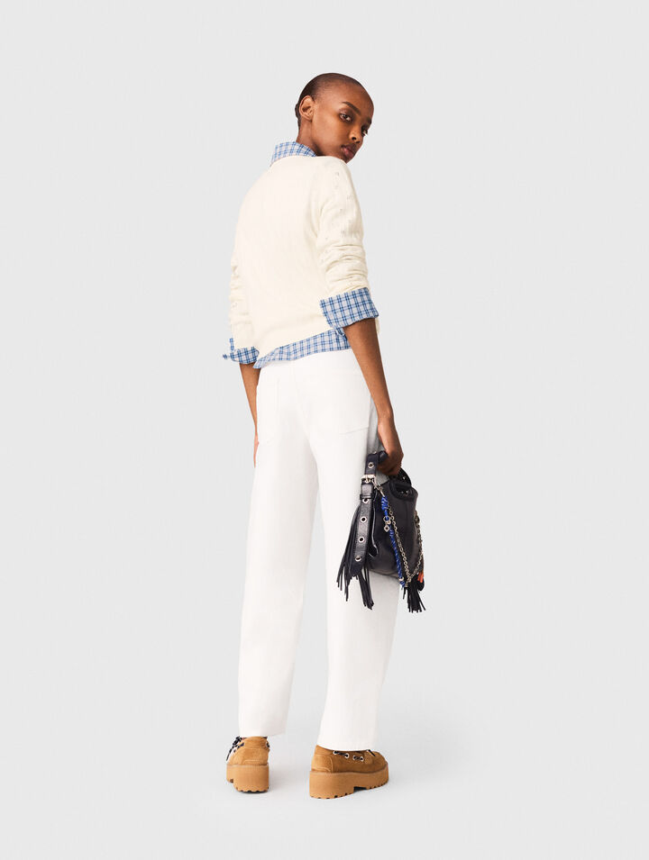 Cardigan mit Strassbesatz vorne