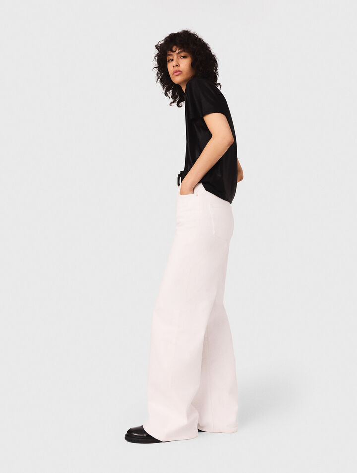 T-Shirt aus Lamé
