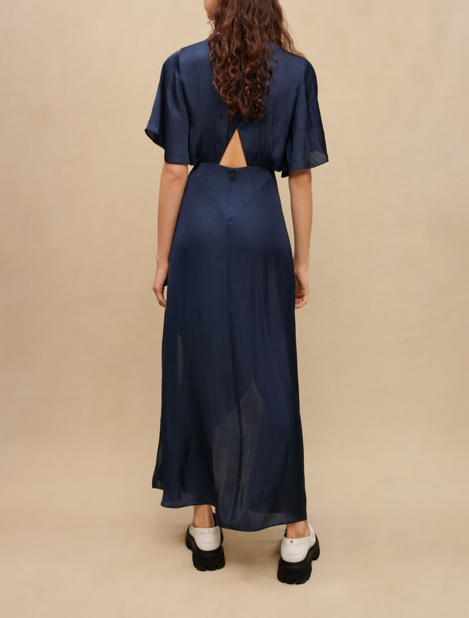 Foulardkleid aus fließendem Satin