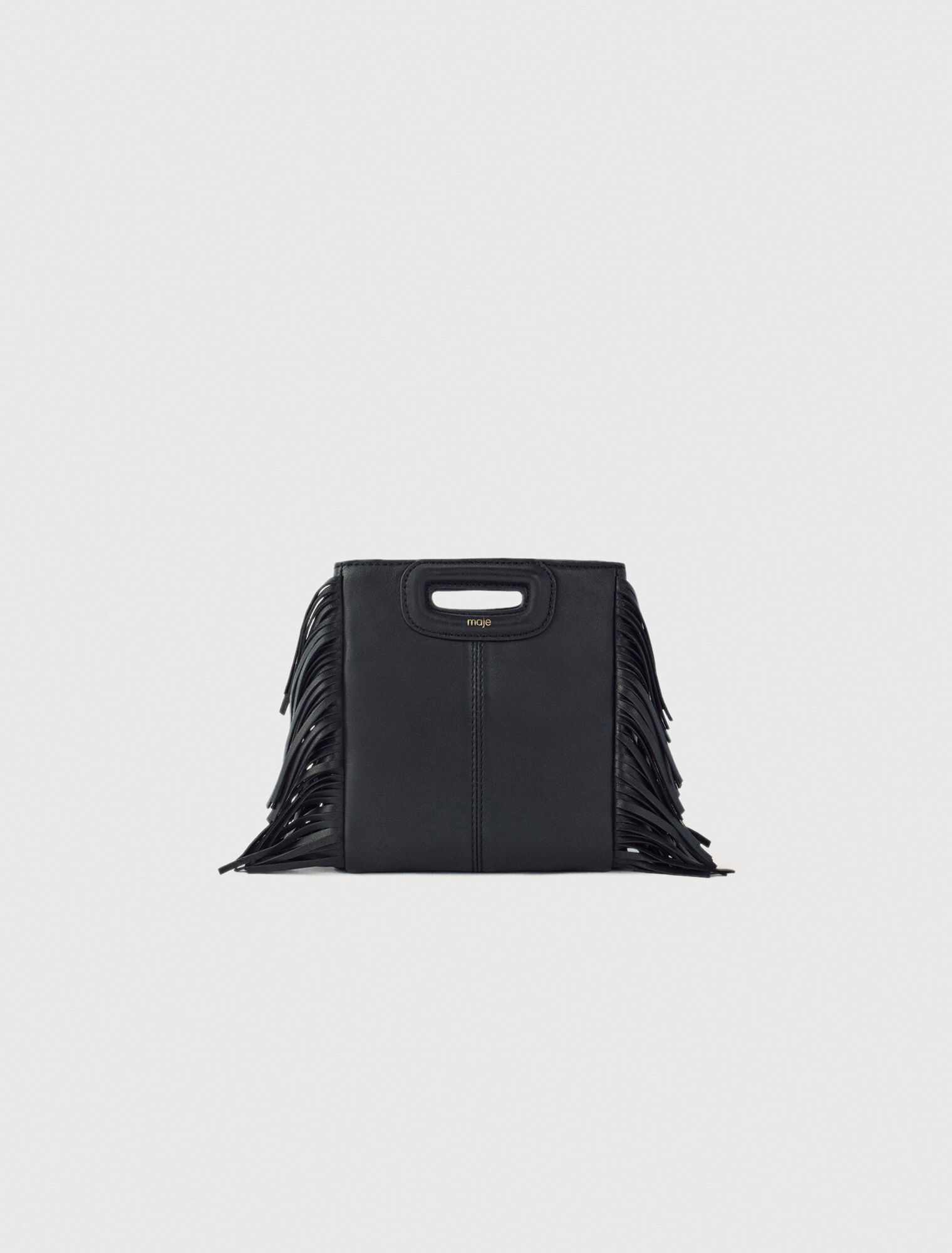 Lederhandtasche mit Kette