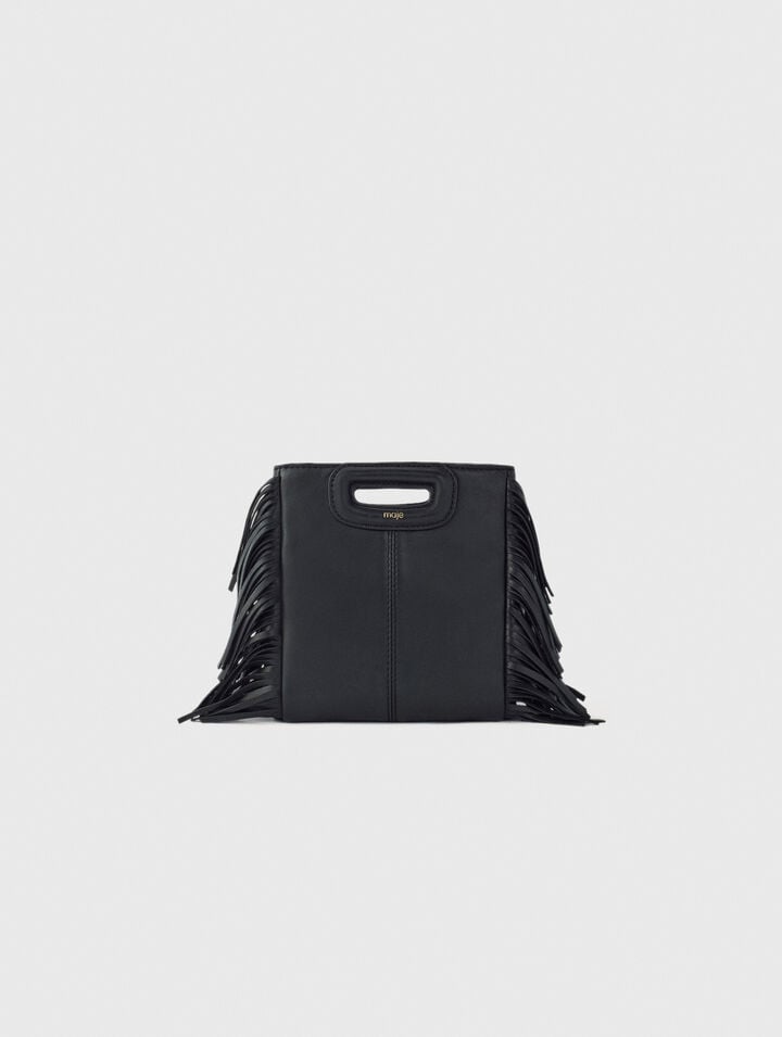 Lederhandtasche mit Kette