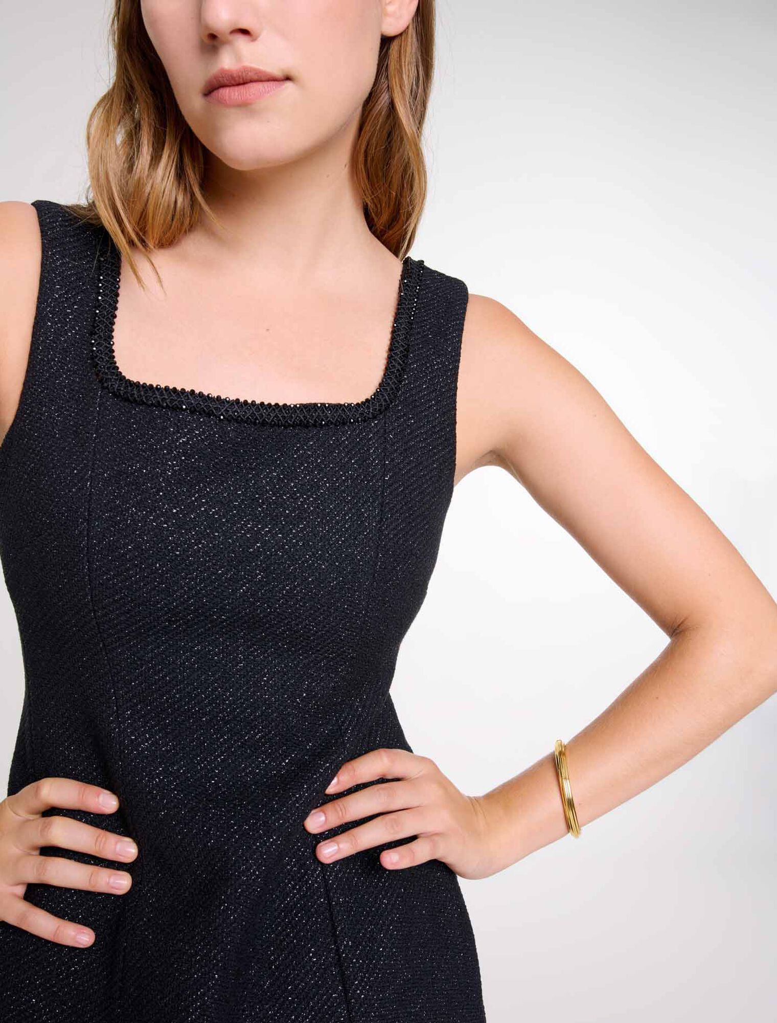 Kurzes Strasskleid