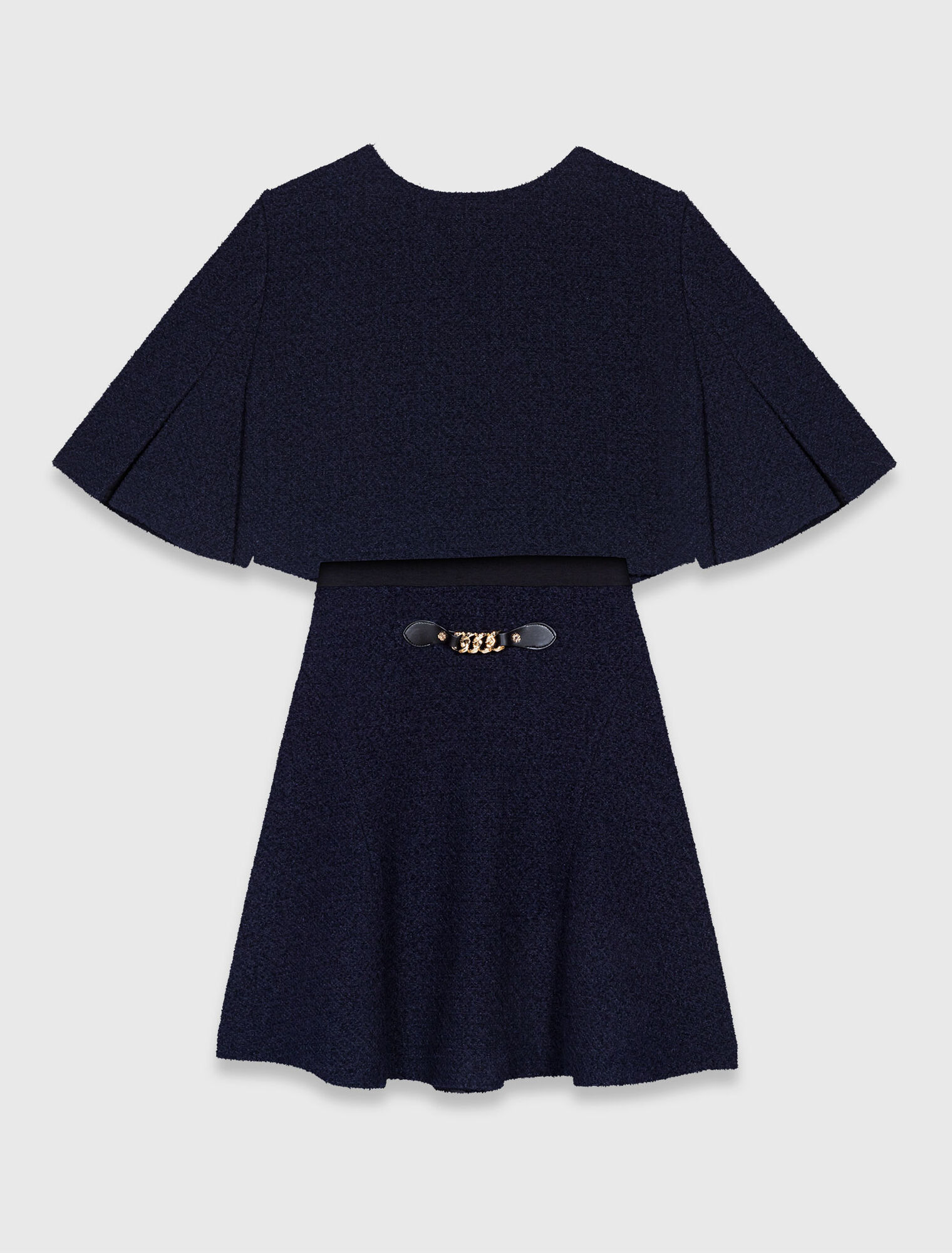 2-in-1-Kleid aus Tweed