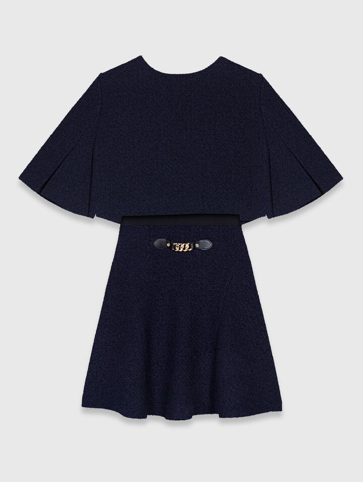 2-in-1-Kleid aus Tweed