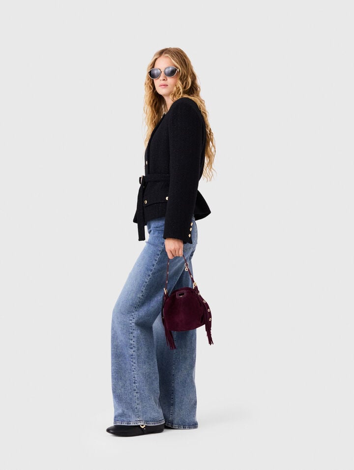 Mittellange zweireihige Jacke