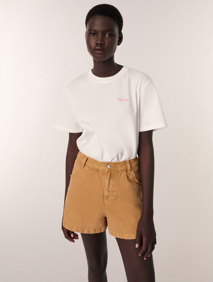 T-Shirt mit Druckmuster