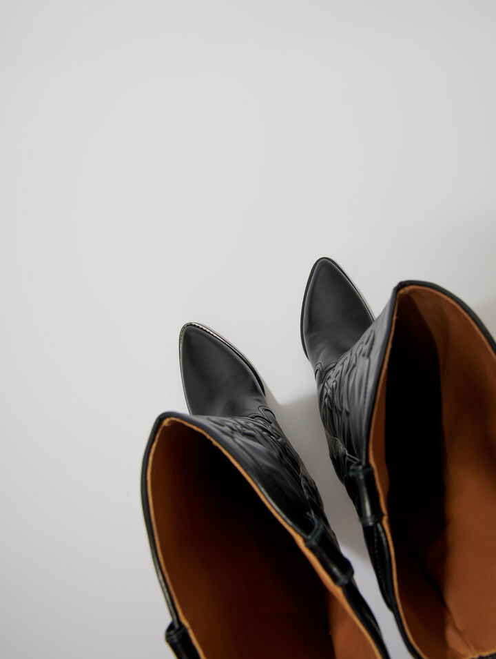 Western-Lederstiefel