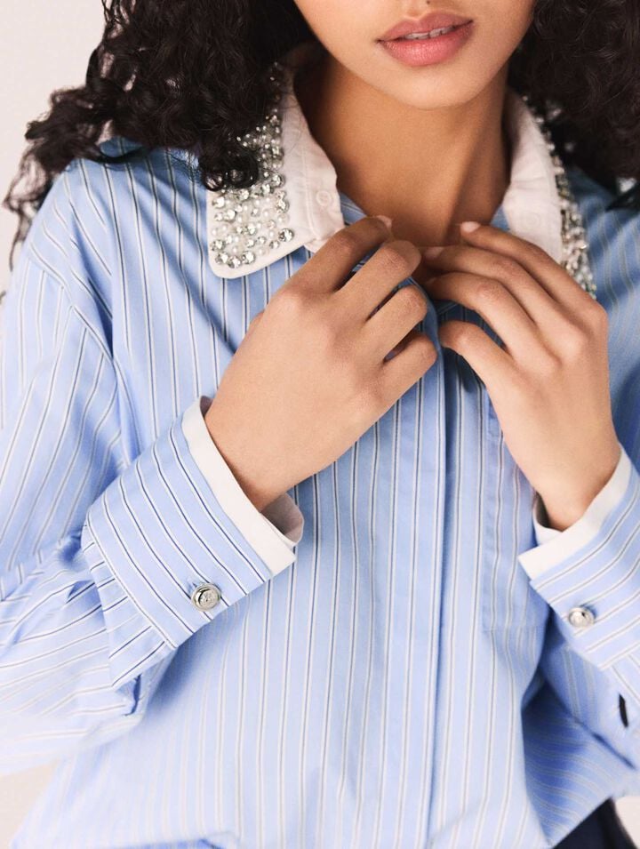 Hemd mit abnehmbarem Schmuckkragen