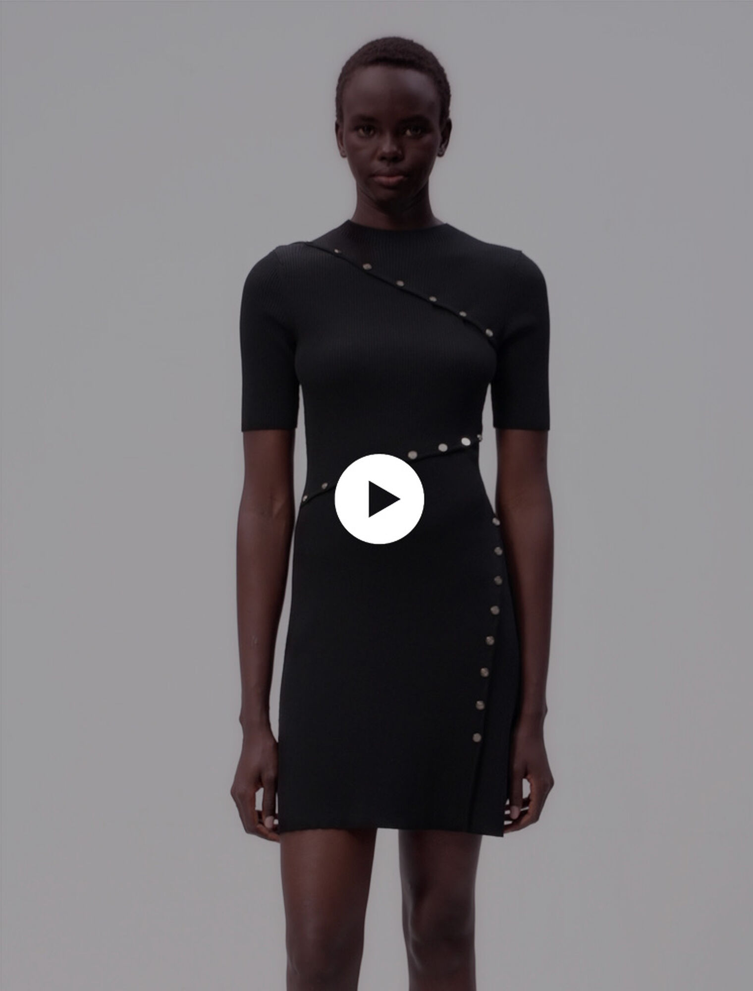 Rippstrickkleid