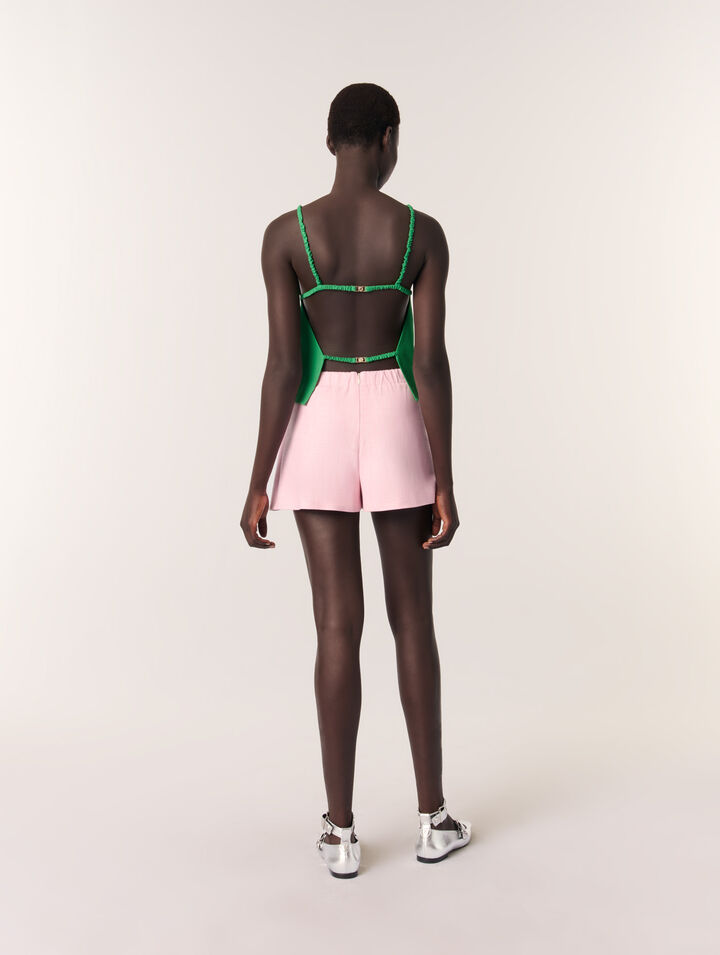 Elegante Wickel-Shorts