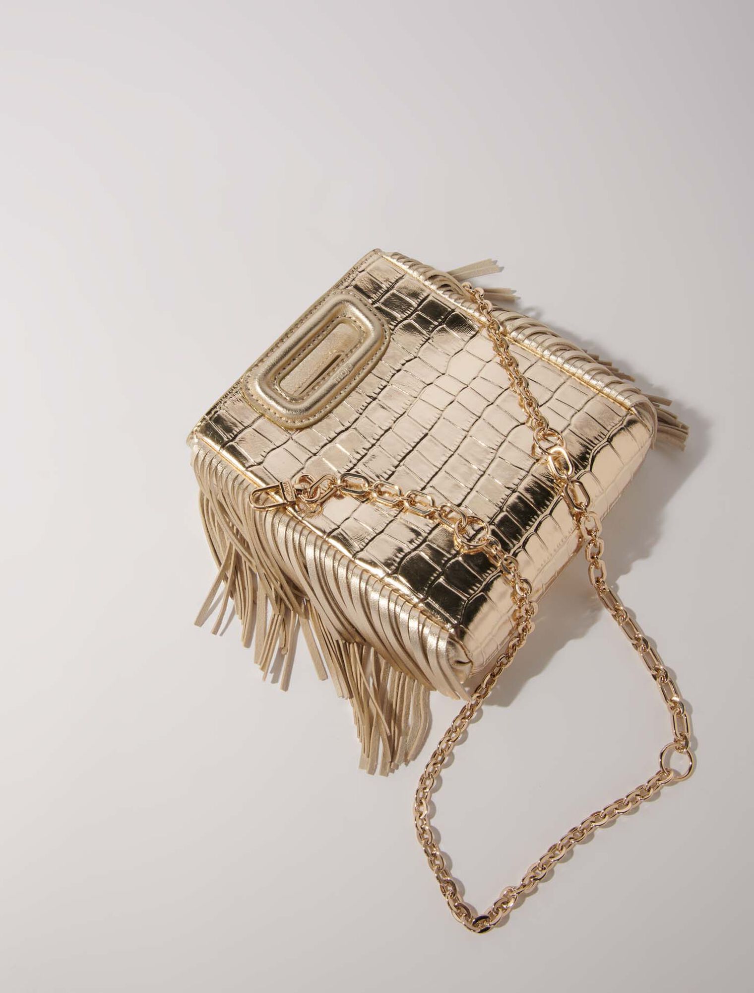 M Mini-Tasche aus Krokodilleder