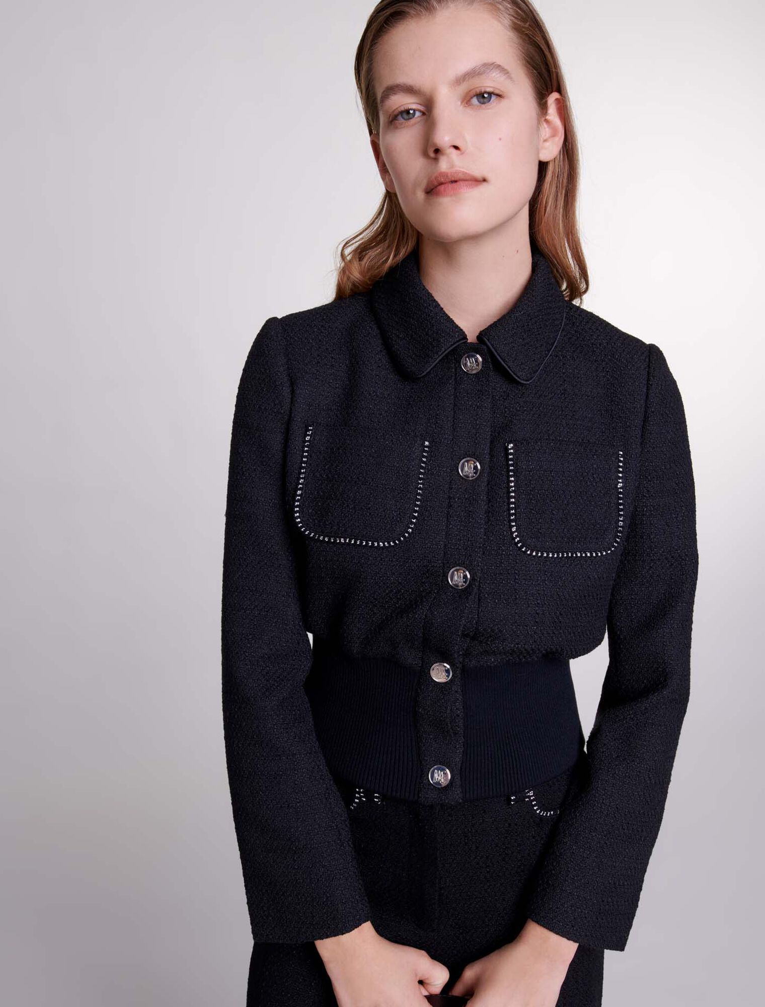 Tweed-Jacke