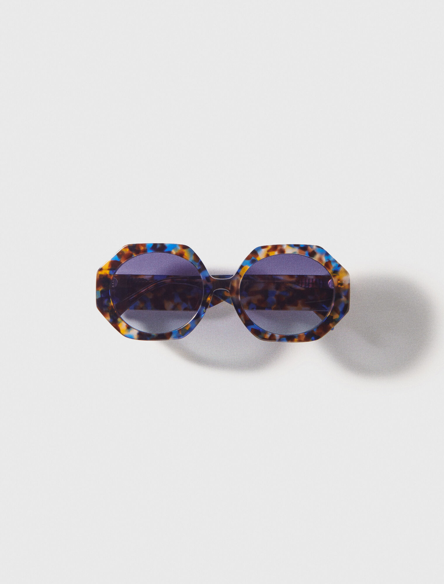 Runde Sonnenbrille aus Acetat