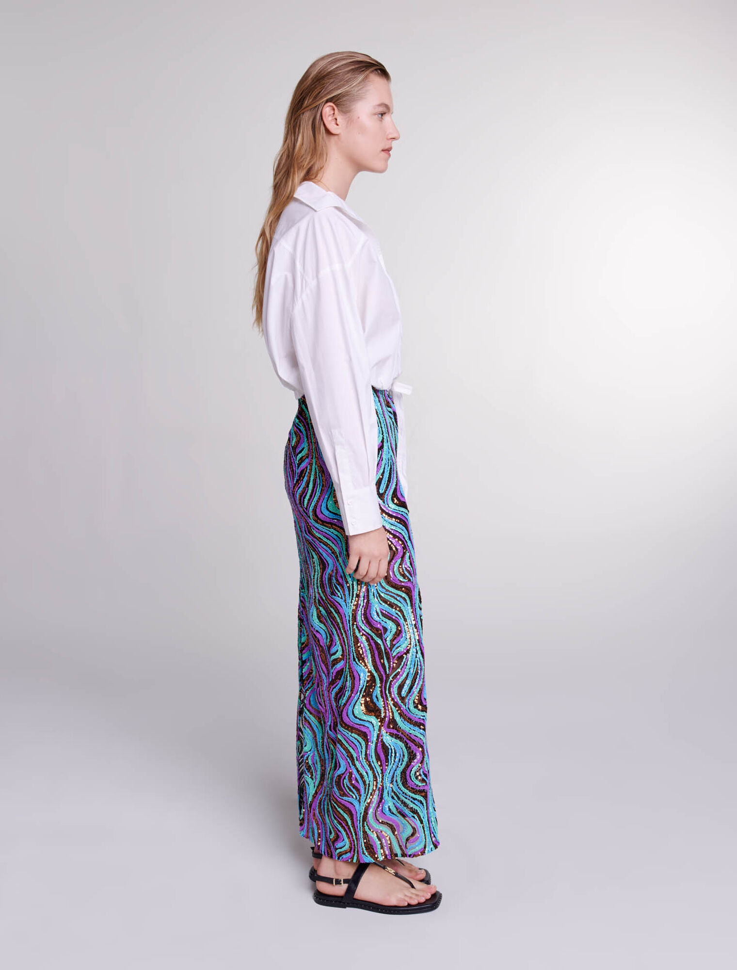 Kurze Bluse aus Baumwolle