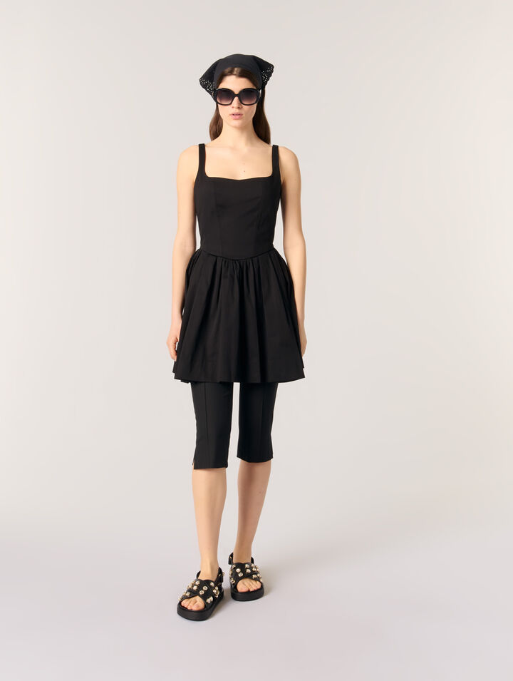 Kurzes Baumwollkleid