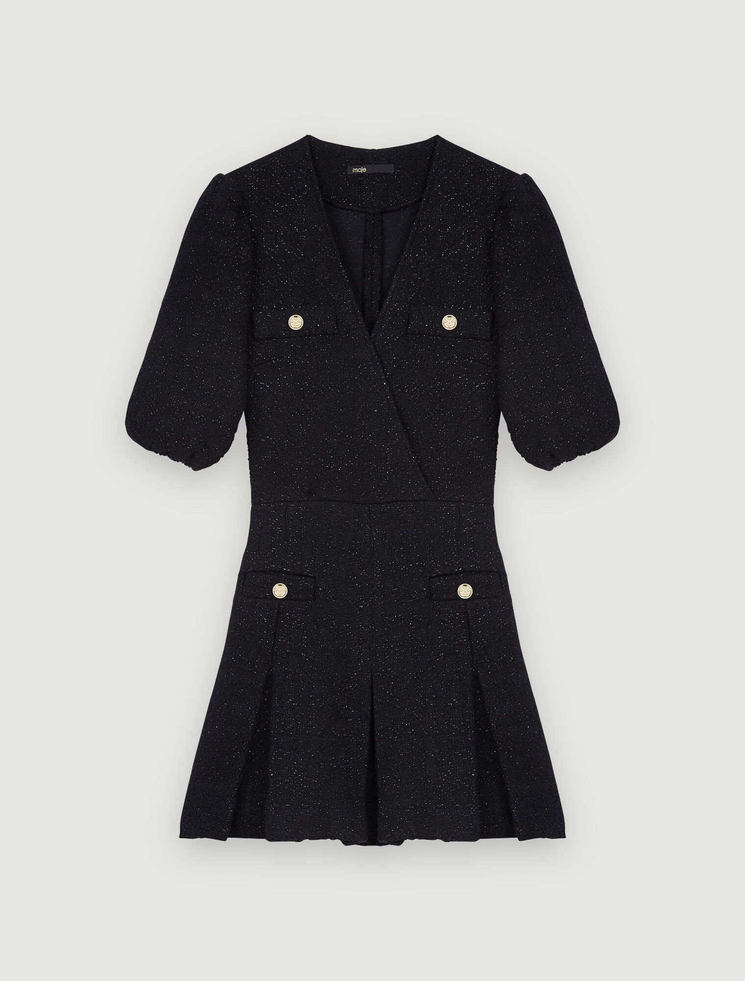 Kurzes Tweedkleid