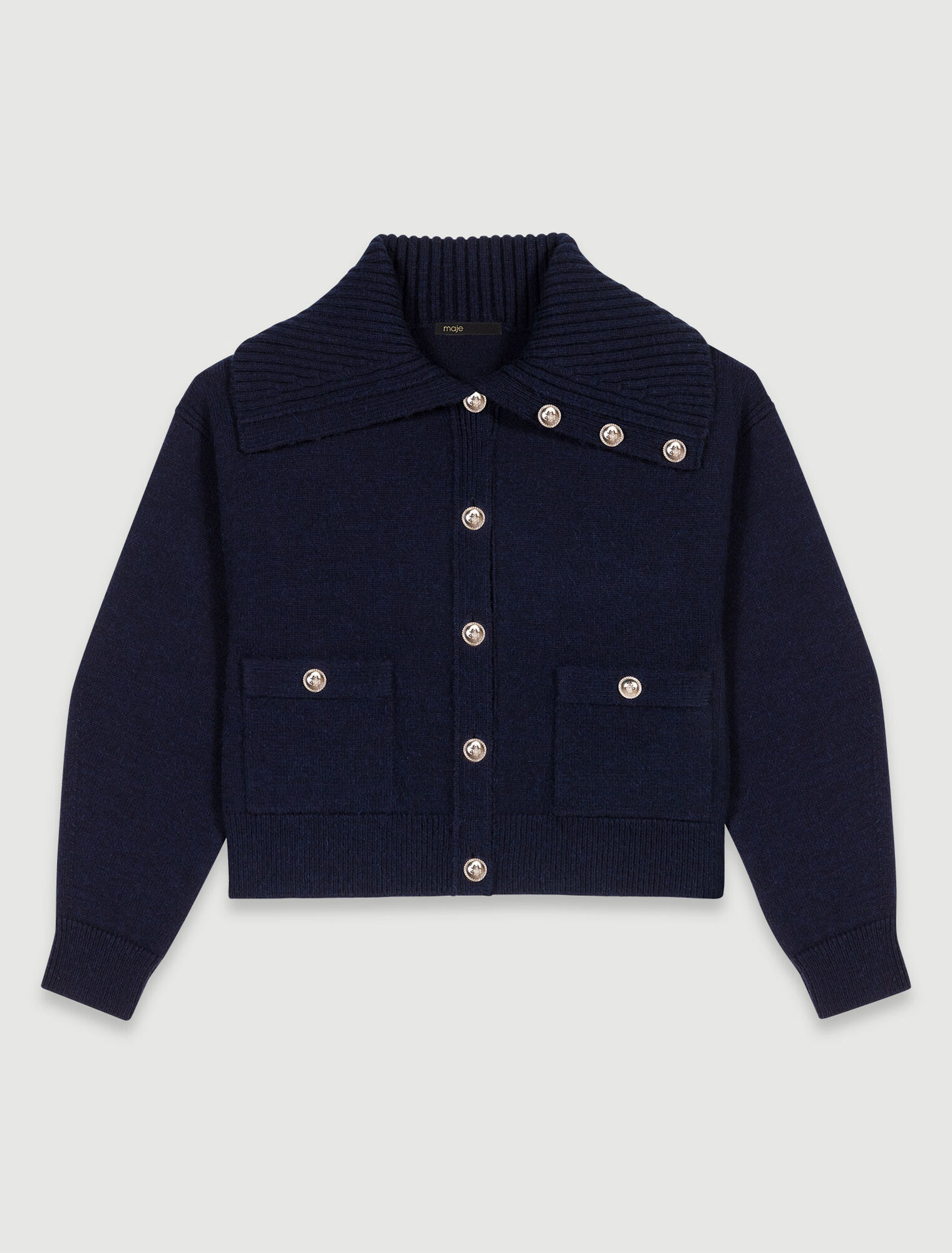Cardigan aus Wollmischgewebe