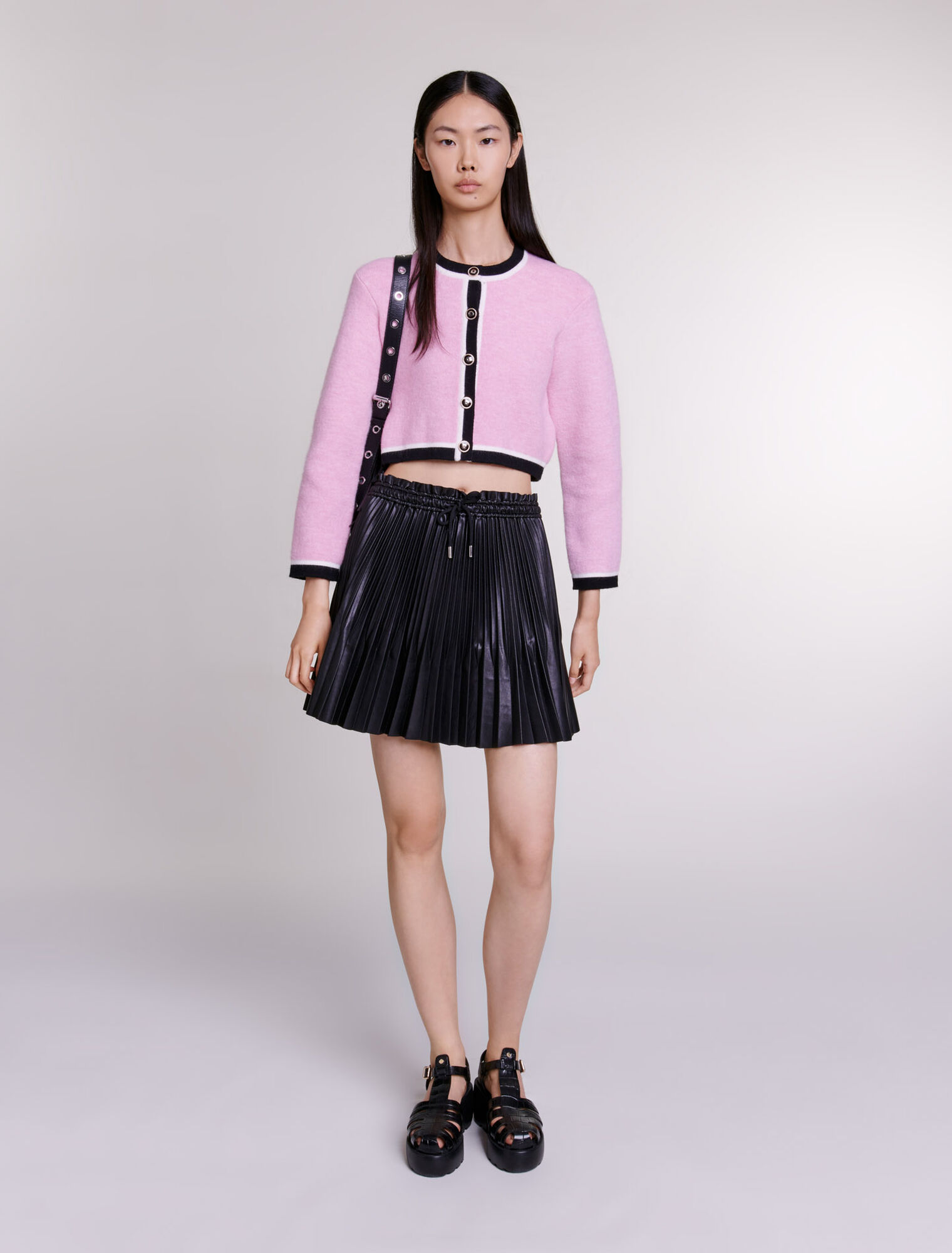 Kurzer Strick-Cardigan