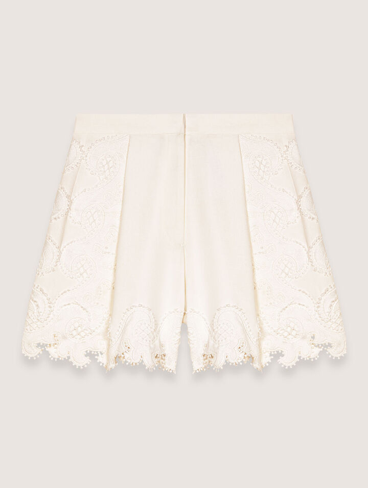 Bestickte Shorts